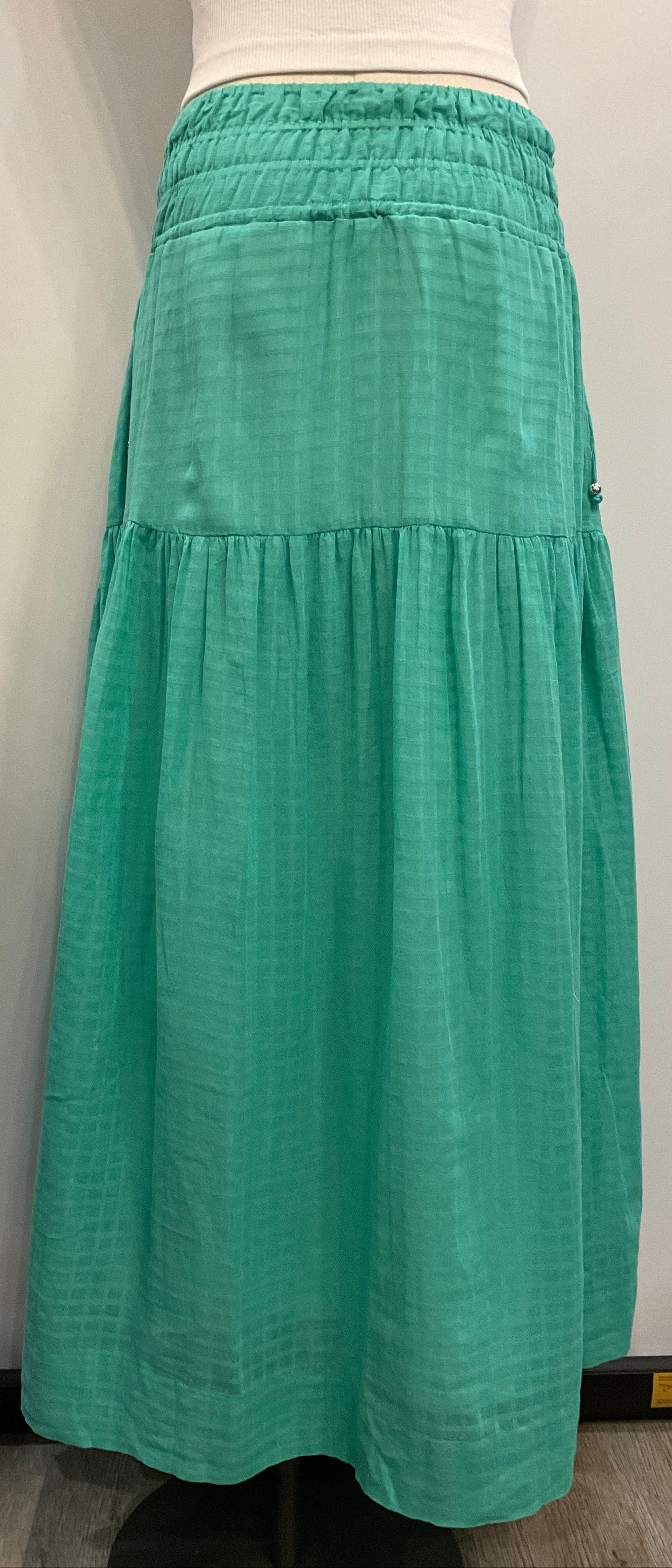 Z Supply Mint Tiered Skirt