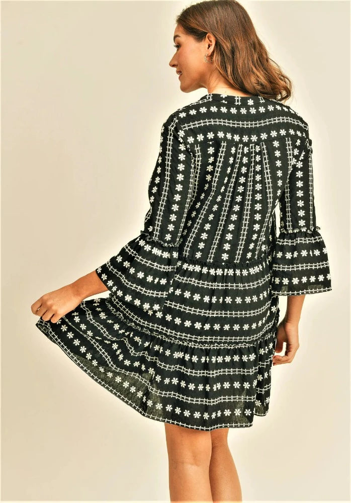 Mia Embroidered Dress