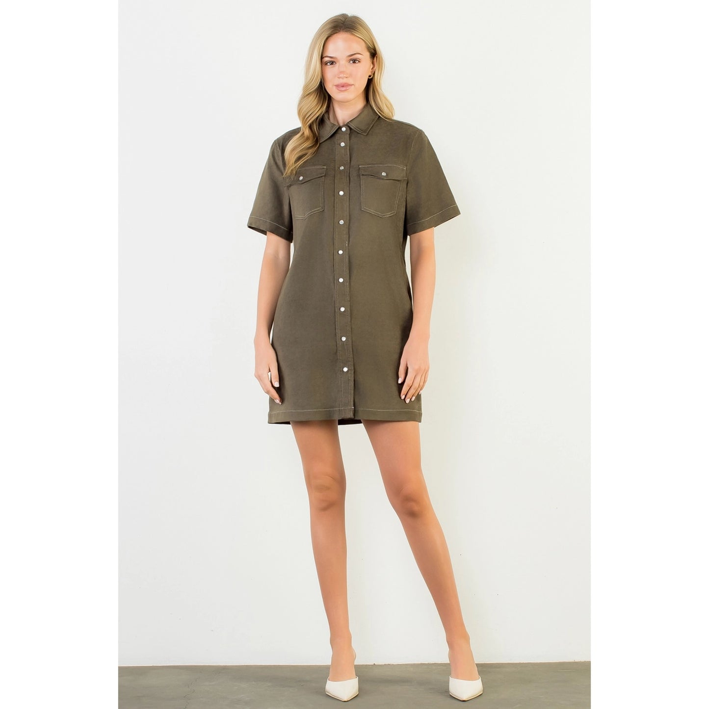 Whitney Suede Dress
