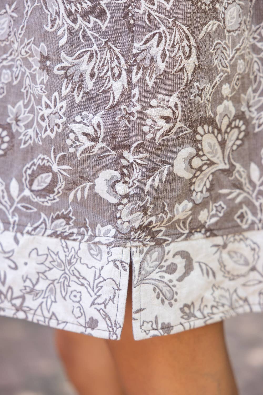 Floral Jacquard Dress