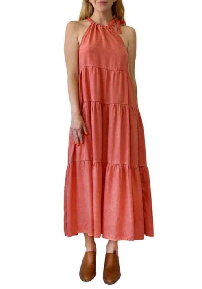 Tiered Halter Dress