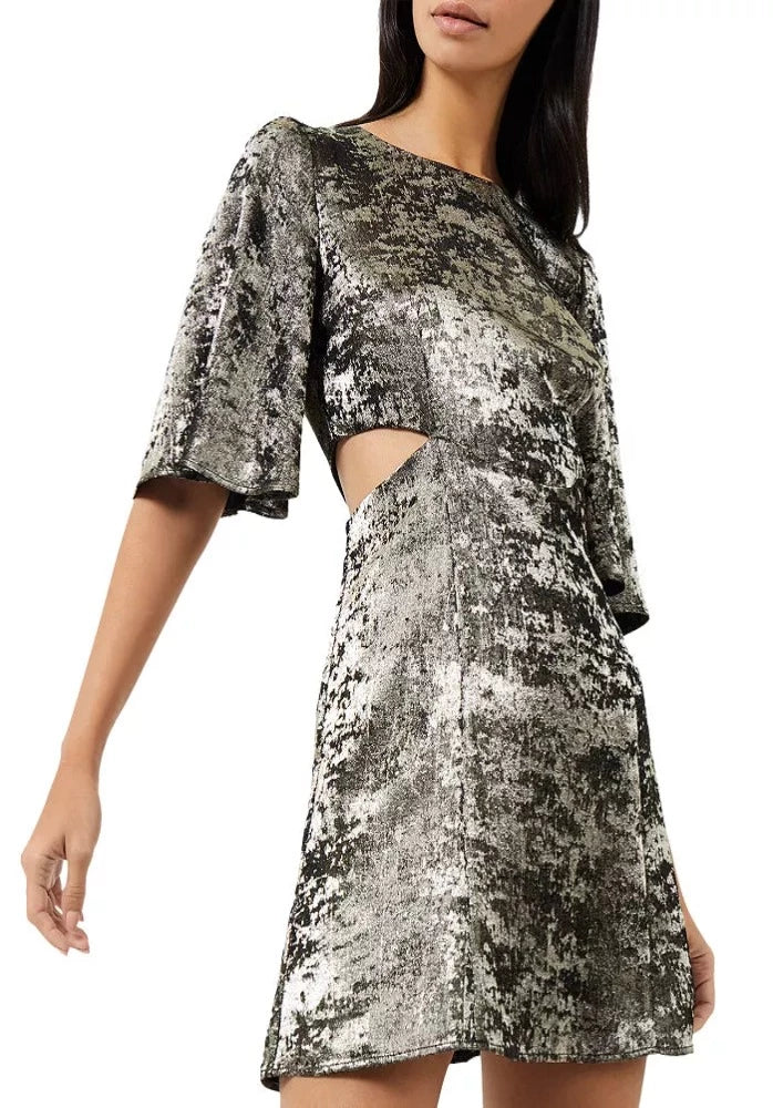 French Connection Alara Metallic Dress