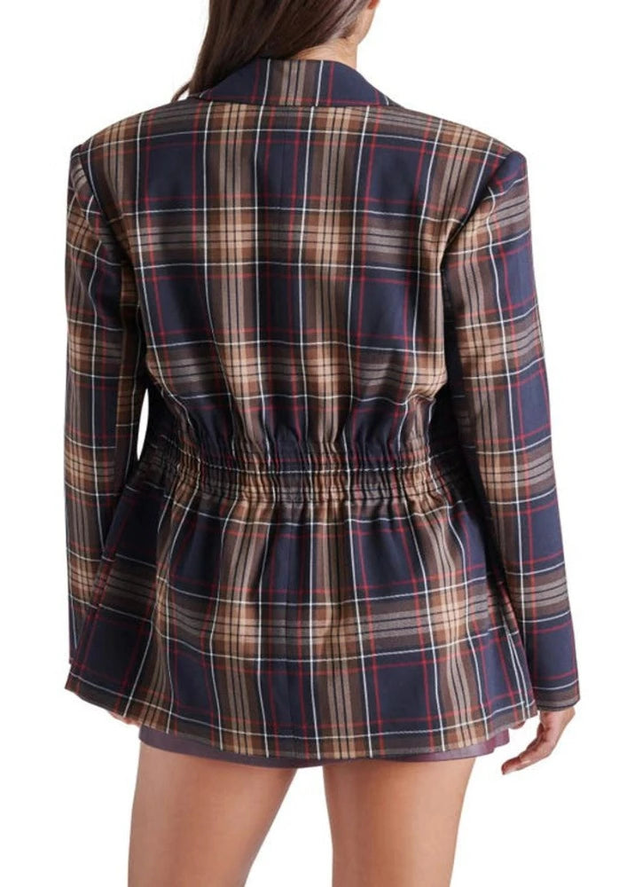 Steve Madden Frida Plaid Blazer
