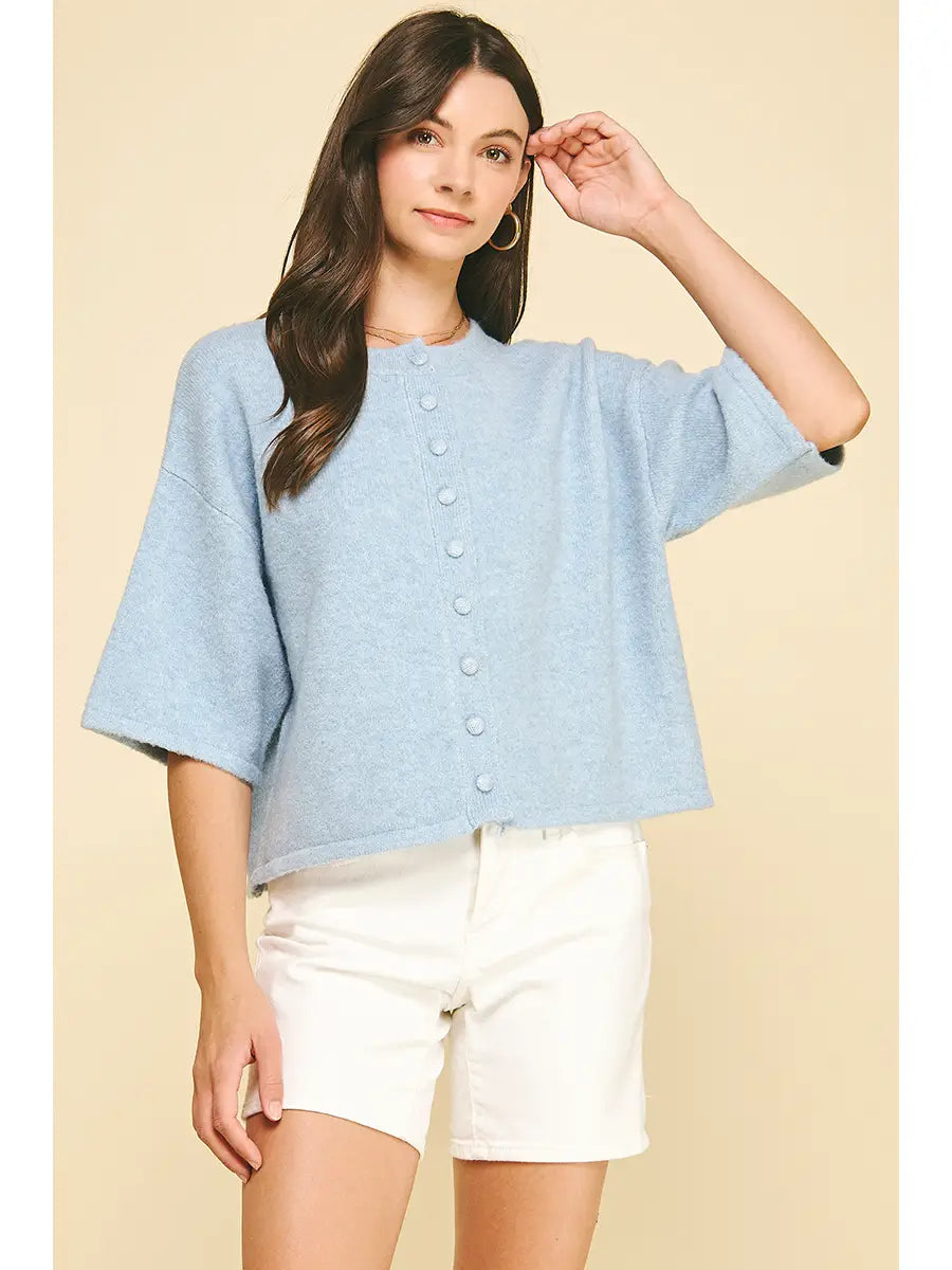 Short Sleeve Cardi