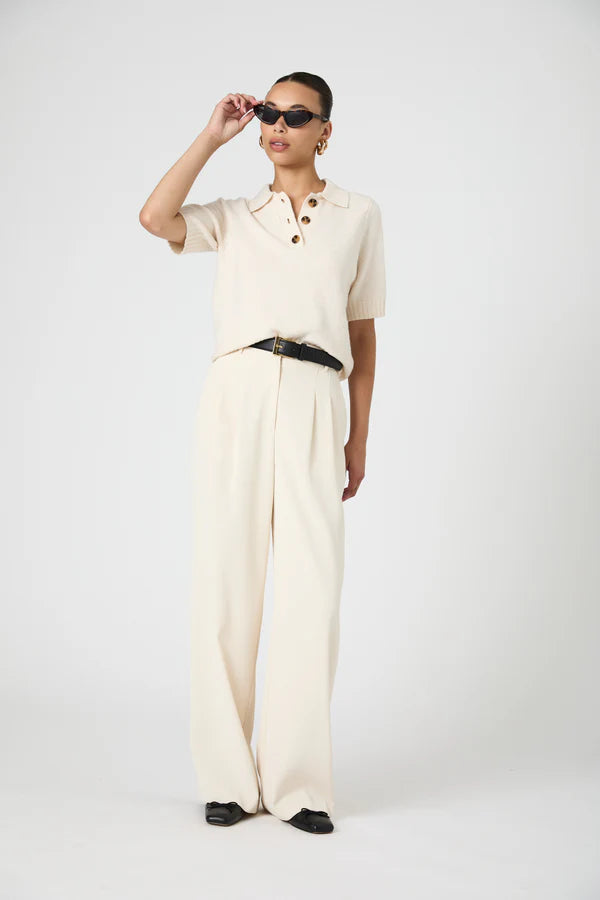 Vhari Short Sleeve Button Up