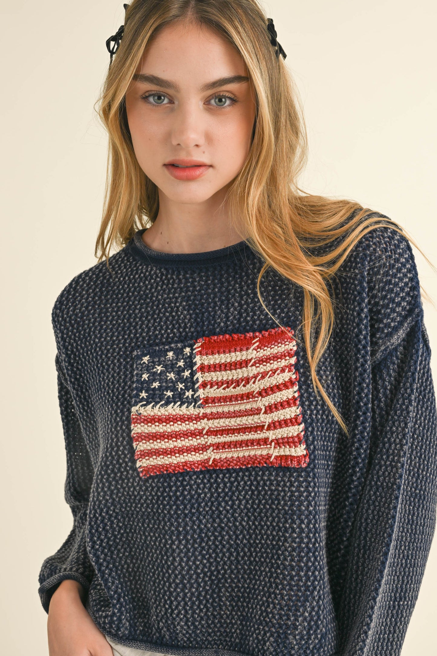 American Flag Sweater