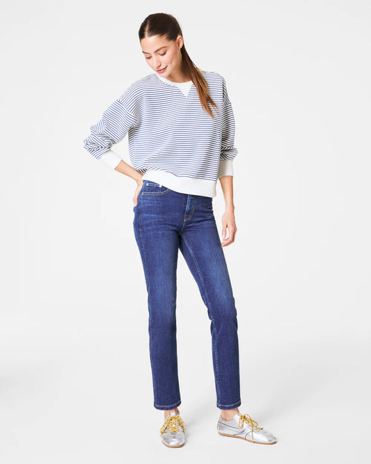 SPANX Airessentials Striped Crewneck