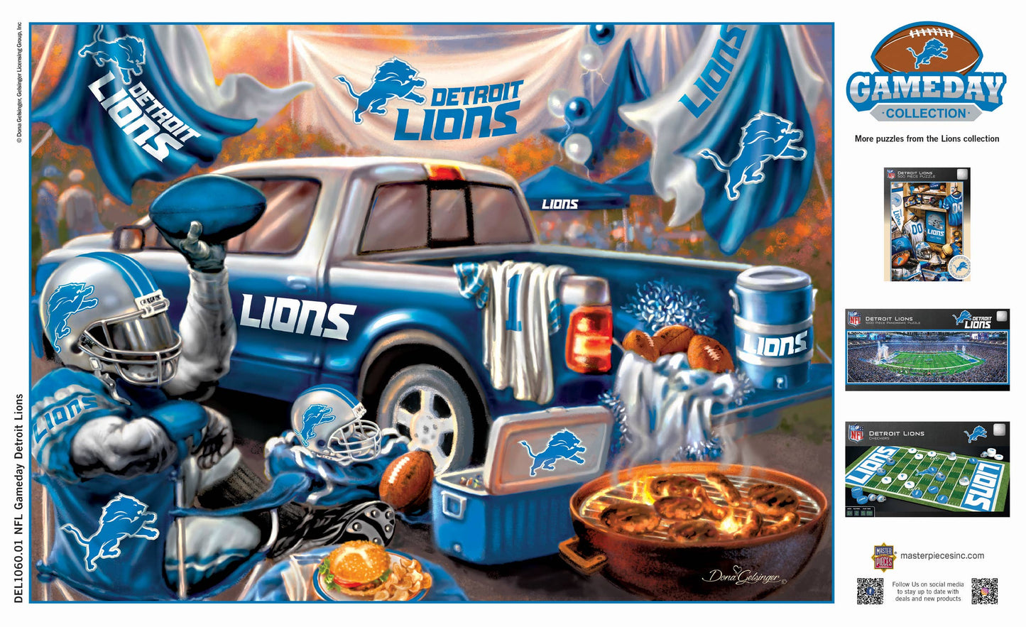 Detroit Lions - Gameday 1000 Piece Puzzle