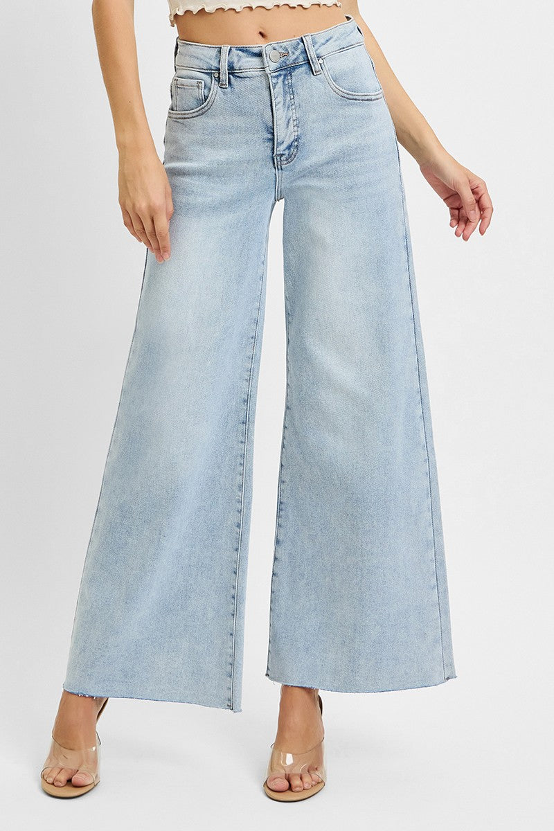 Risen High Rise Ankle Wide Palazzo