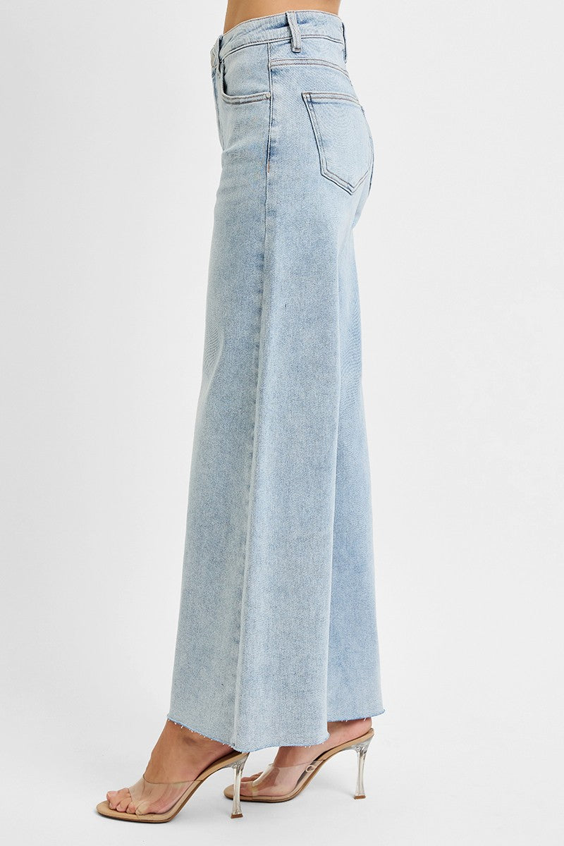 Risen High Rise Ankle Wide Palazzo