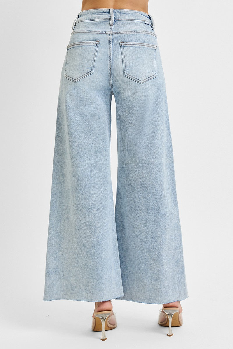 Risen High Rise Ankle Wide Palazzo