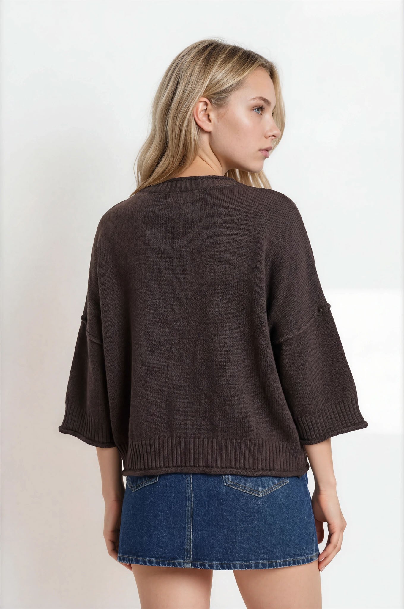 Drop Shoulder Sweater