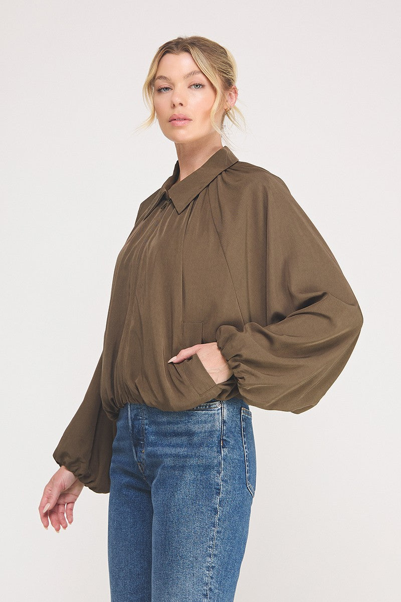 Bubble Hem Jacket