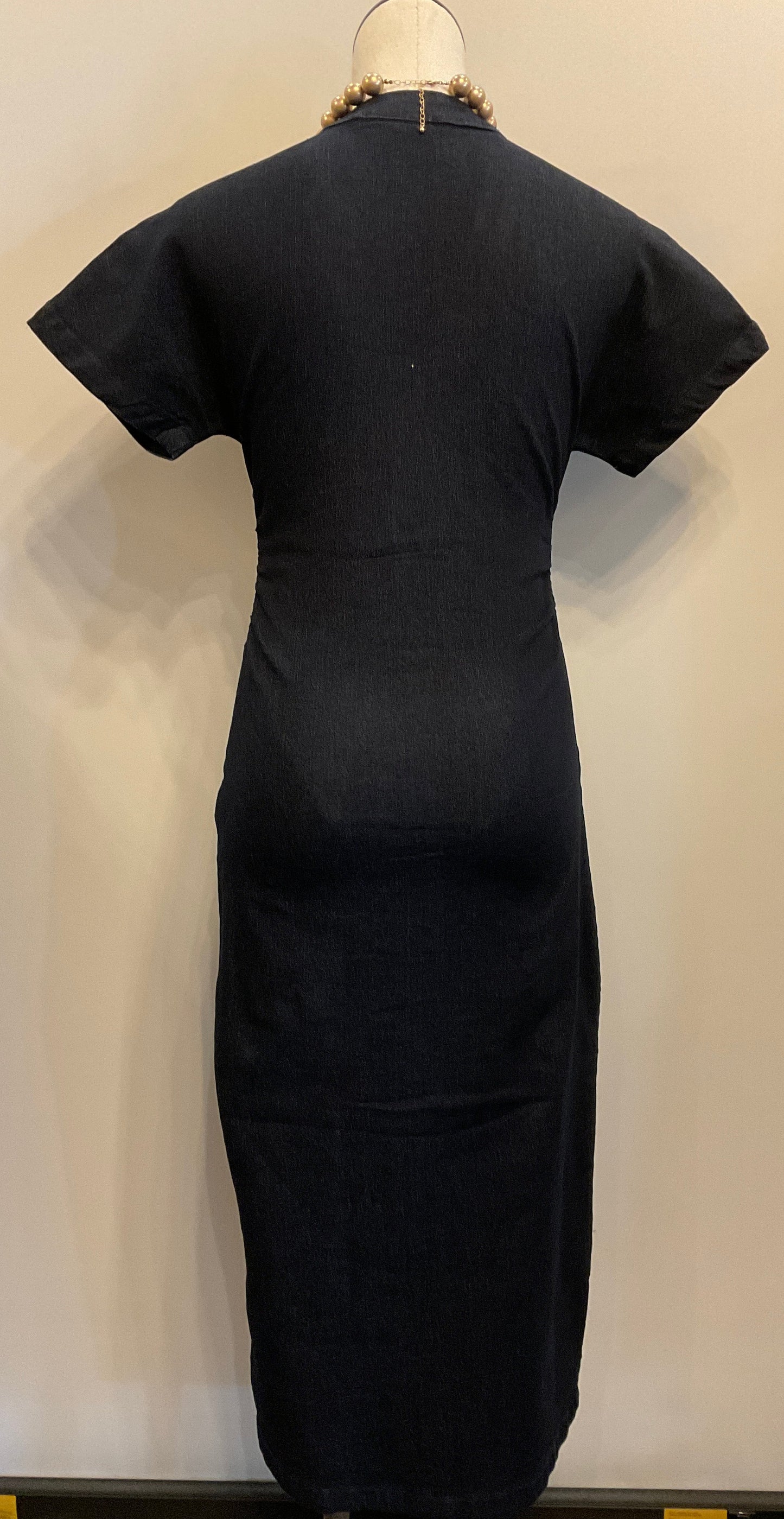 VMSanni SS V-Neck Ank Denim Dress