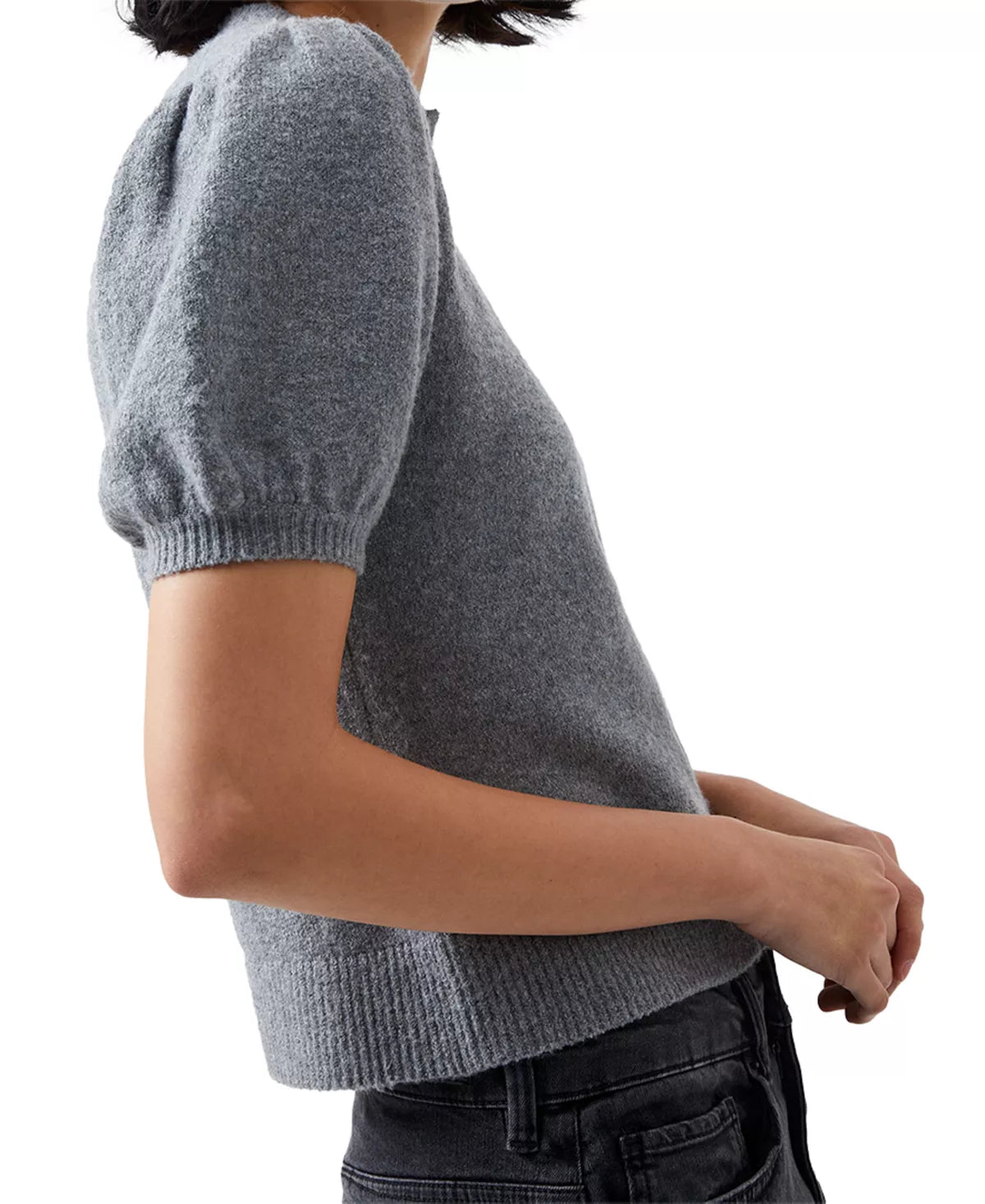 Vhari Puff Sleeve Cardigan