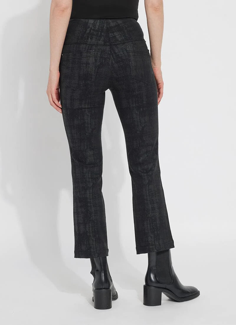 Lysse Ankle Foil Denin Plaid Pants