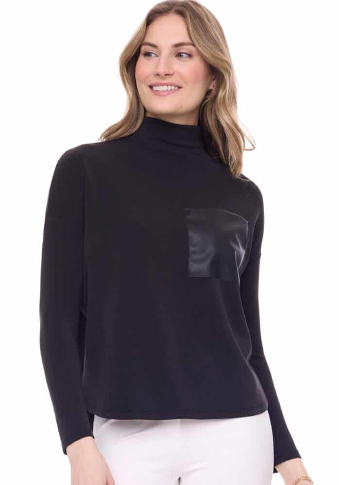 ILTM Belinda Mock Neck Top