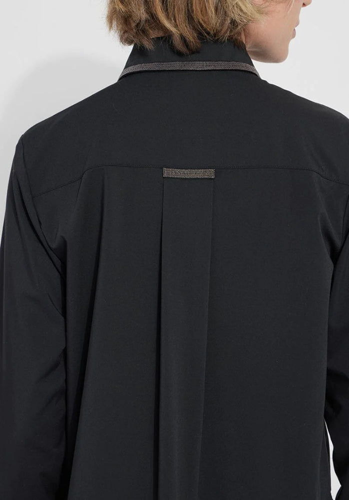 Lysse Stasia Micro Beaded Shirt/Black