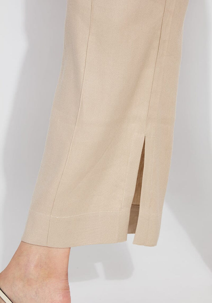 Nixie Drawstring Linen Wide Leg