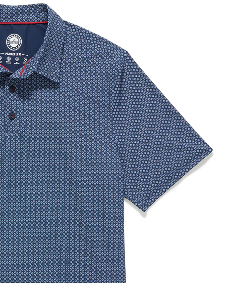 Flag And Anthem Navy Stateline Top