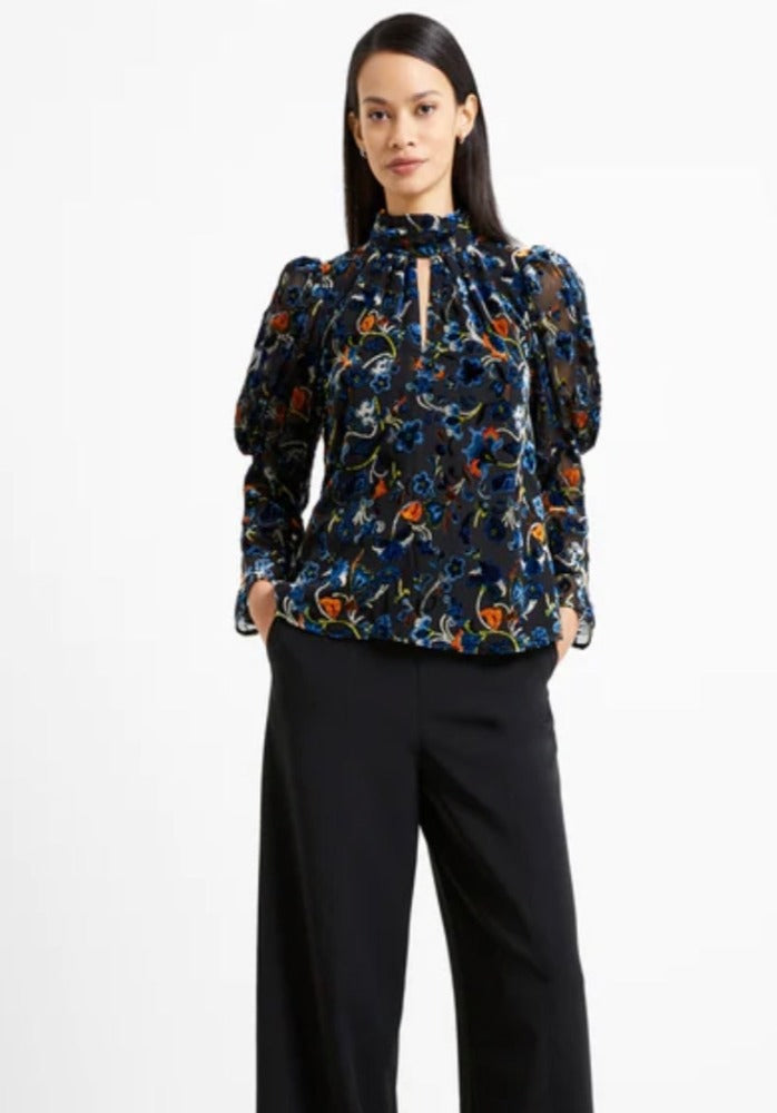 French Connection Avery Burnout Top