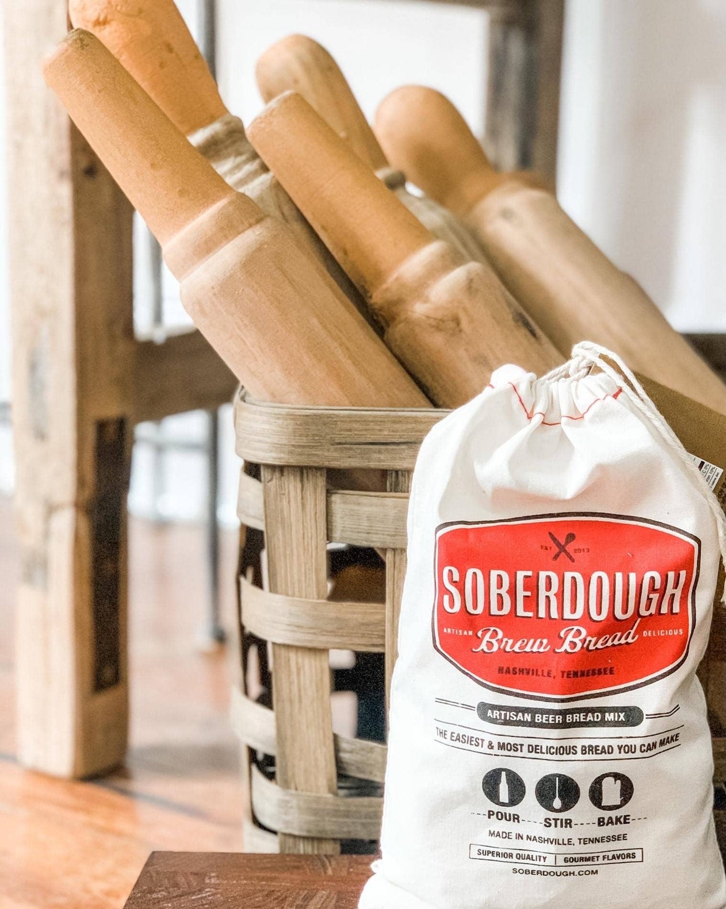 Soberdough Shelf Talker Sign