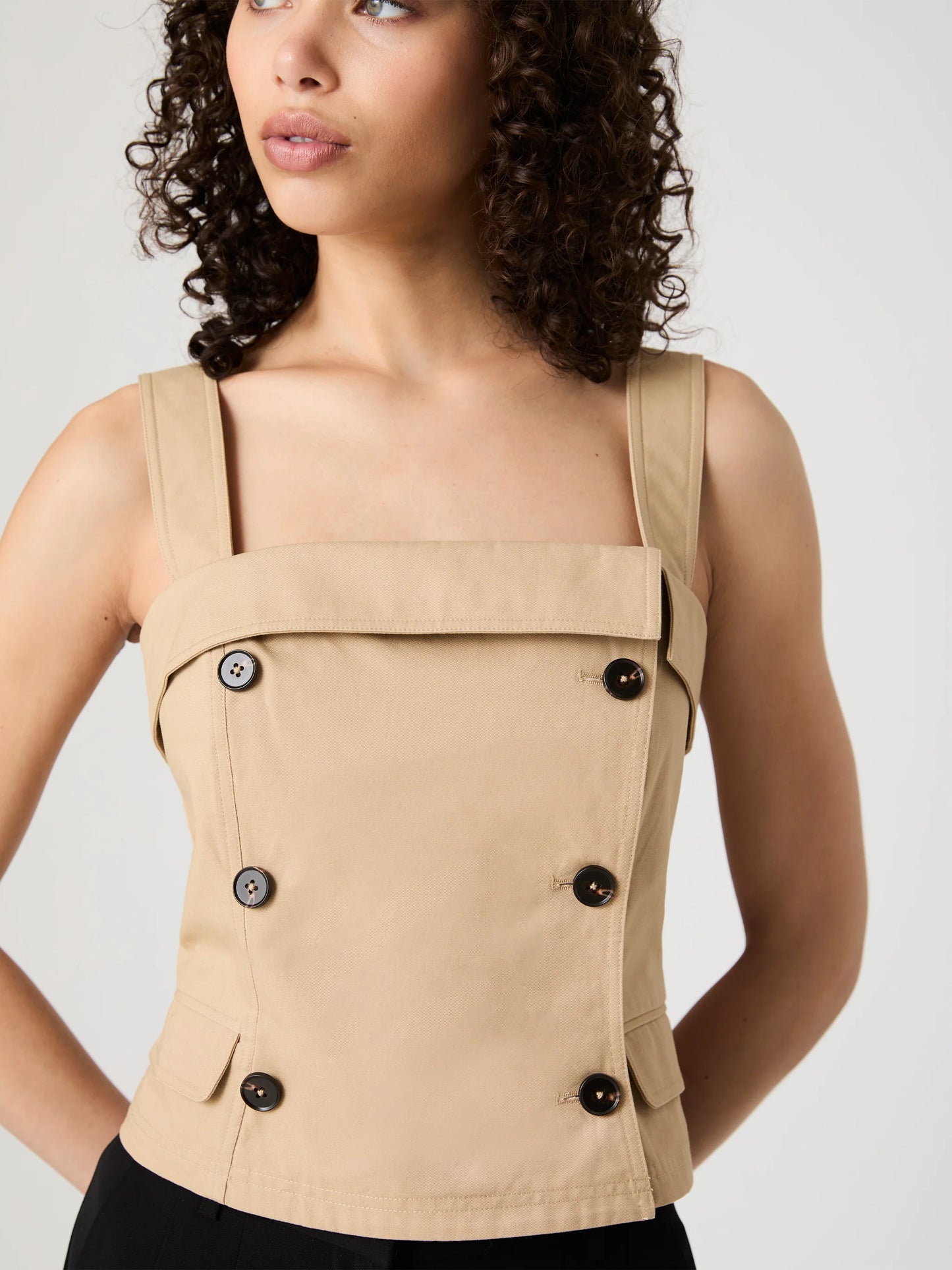 French Connection Trench Top