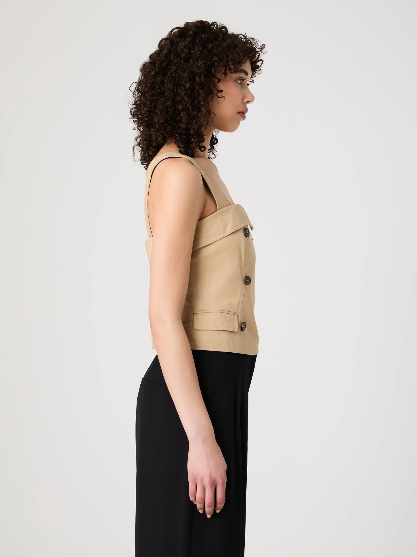 French Connection Trench Top