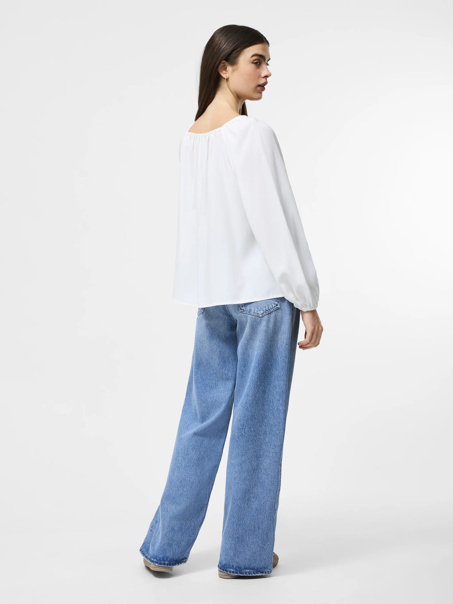 French Connection Balloon Sleeve Shirt