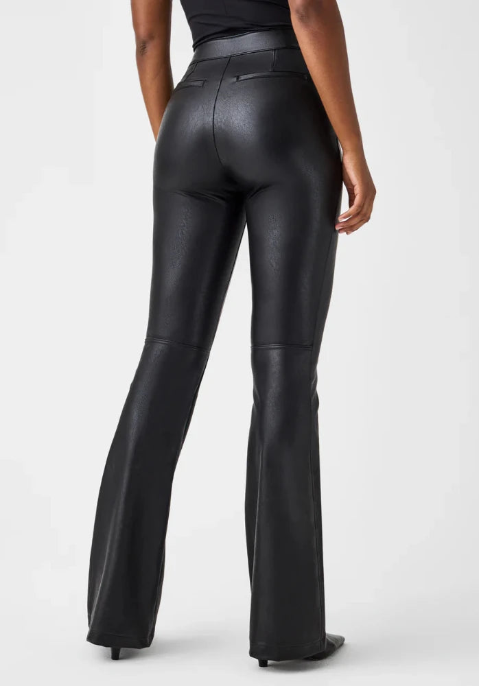 SPANX Leather-Like Flare Pant