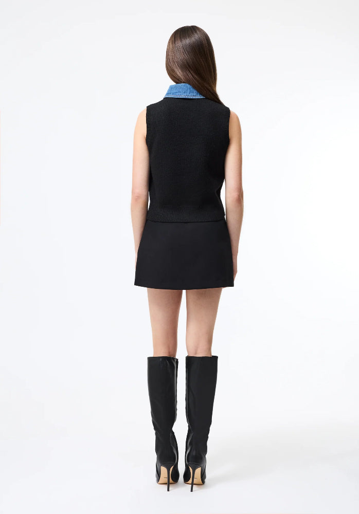 Ellie Knit Collared Vest