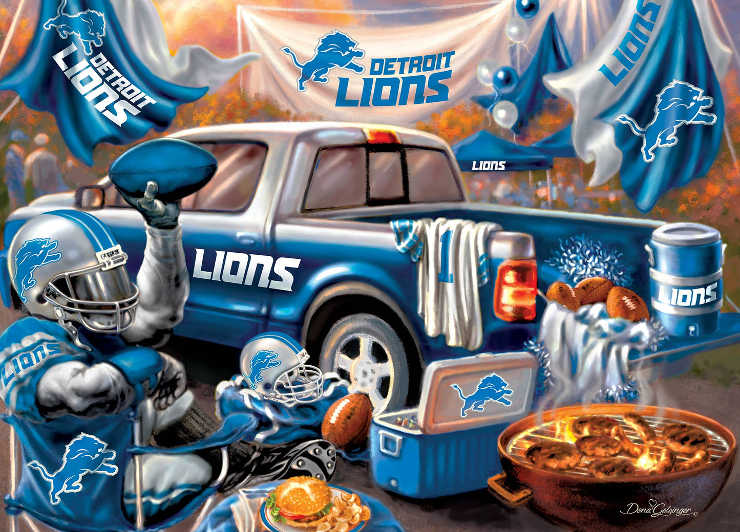 Detroit Lions - Gameday 1000 Piece Puzzle