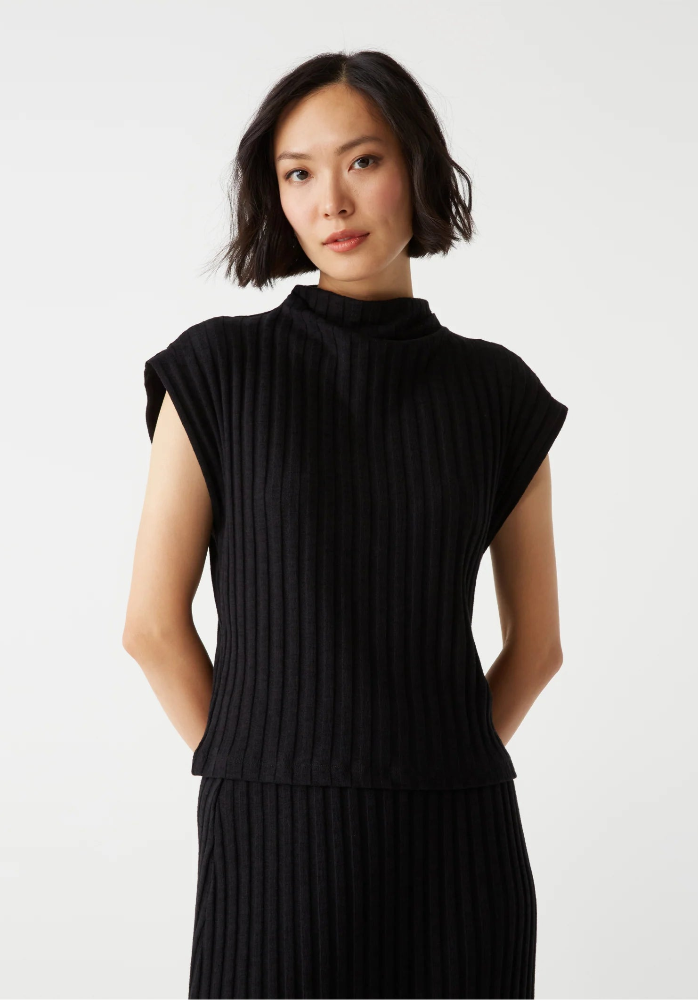 Michael Stars Nara Mock Neck Top