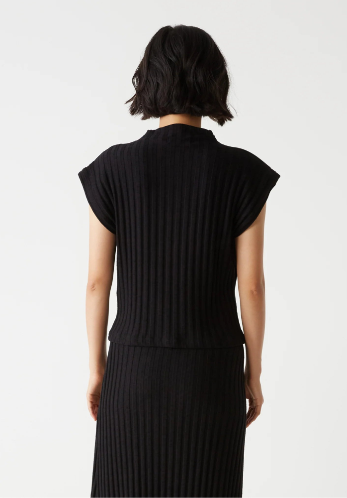 Michael Stars Nara Mock Neck Top