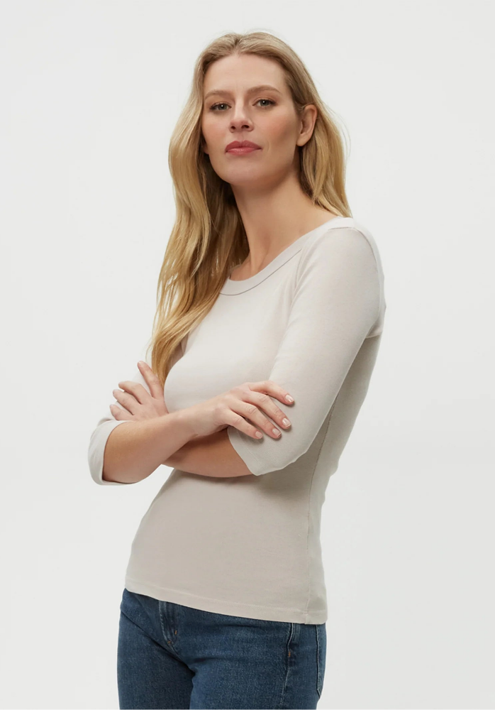 Michael Stars Dot 3/4 Sleeve Tee