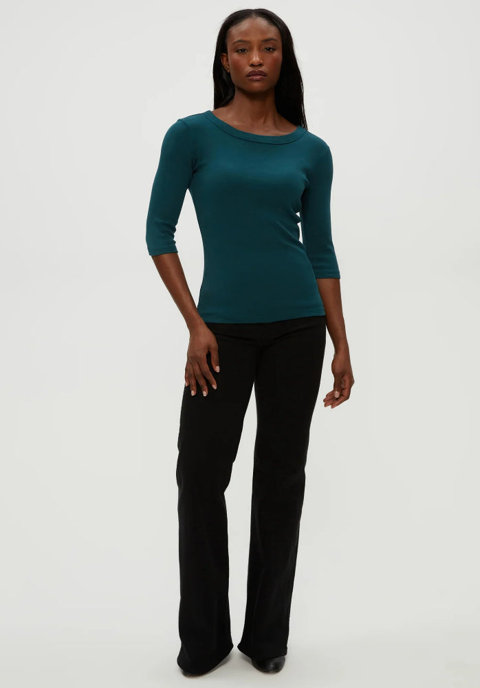 Michael Stars Dot 3/4 Sleeve Tee