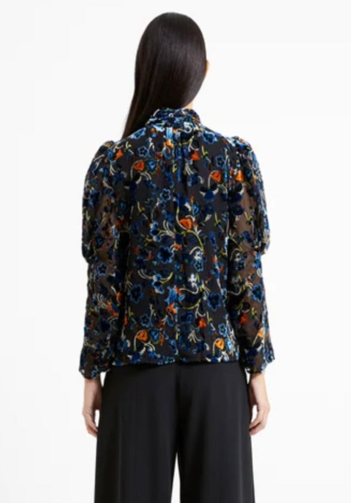 French Connection Avery Burnout Top