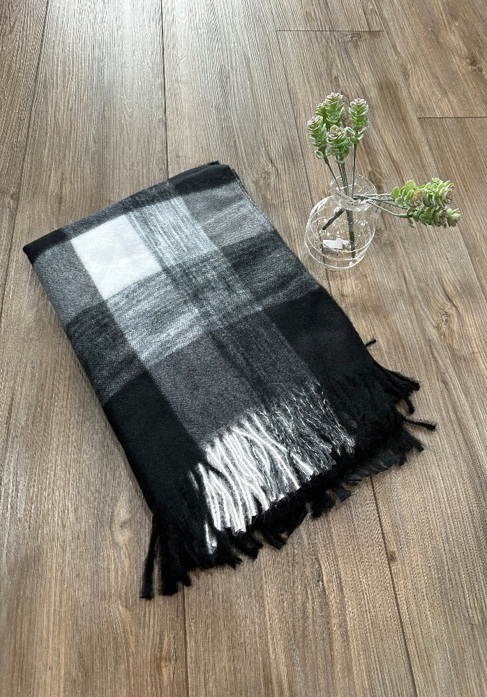 Fade to Stripe Shawl