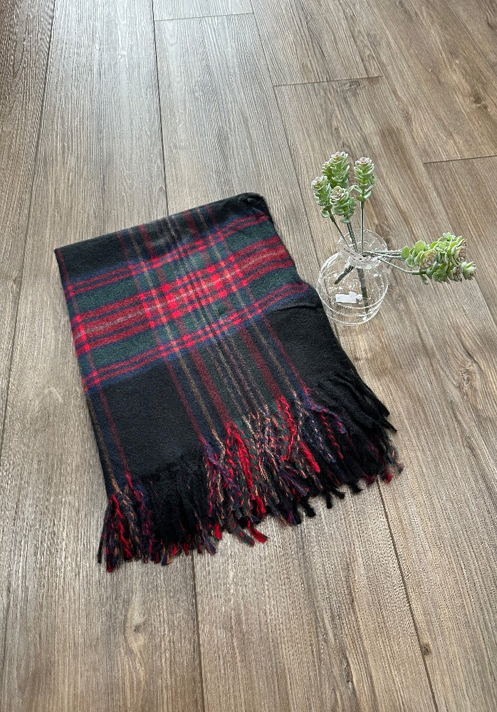 Scotch Plaid Ruana Wrap