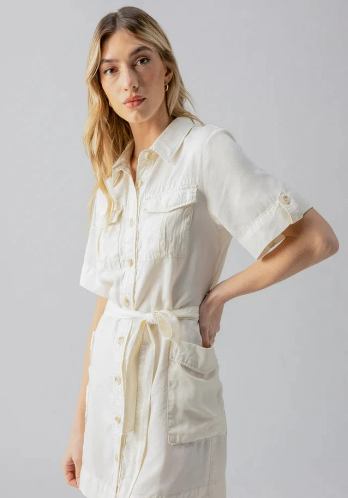 Sanctuary Fluid Surplus Dress Birch