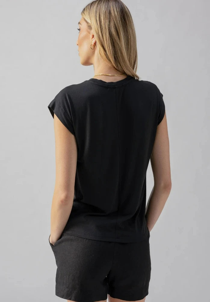 Sanctuary New Era Black Tee