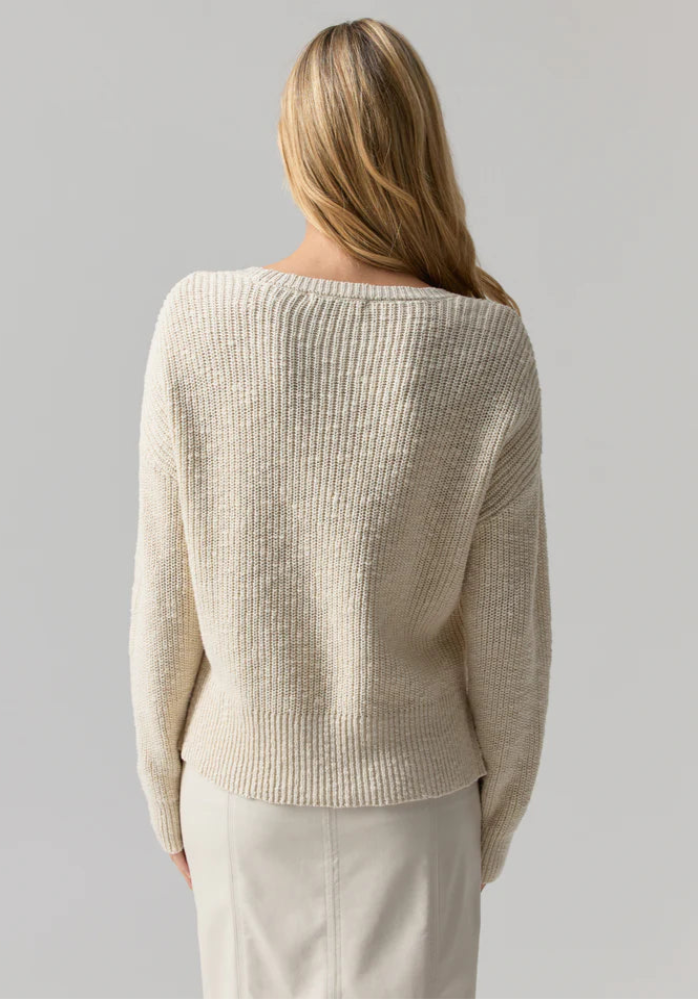 Sanctuary Scoop Neck Sweater Eco Natural