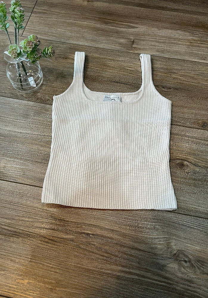 Dress Forum Knit Ribbed Tank