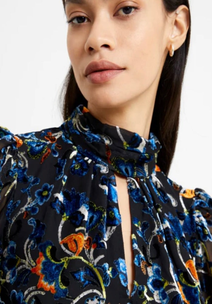 French Connection Avery Burnout Top