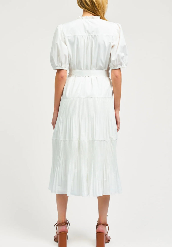 Current Air Split Neck Midi Dress