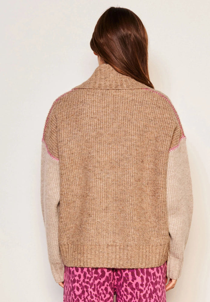 Sundry Cardi Taupe