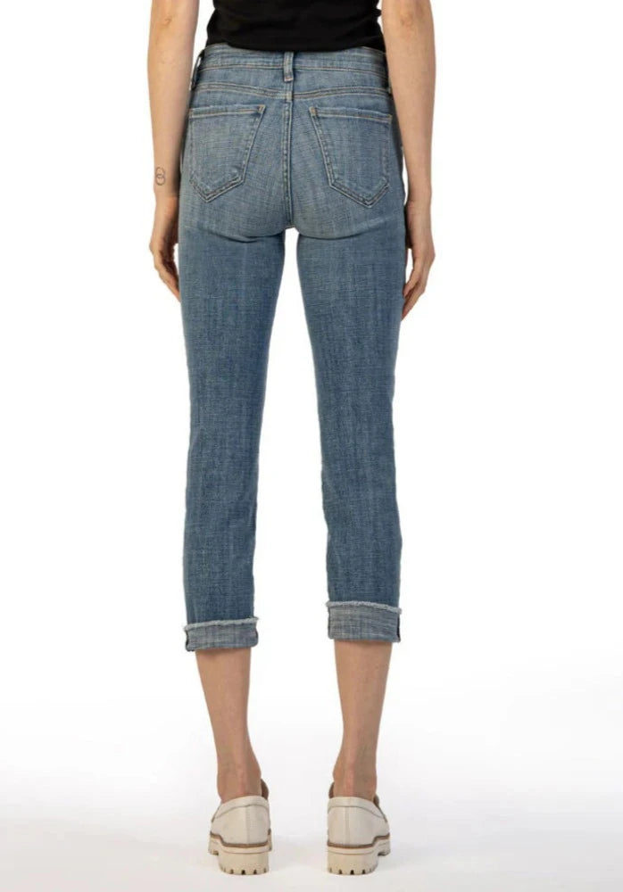 Kut Amy Straight Leg Crop Jean