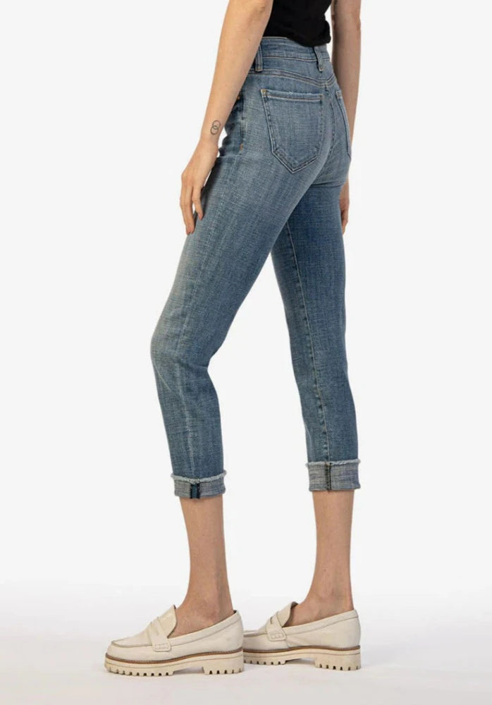 Kut Amy Straight Leg Crop Jean