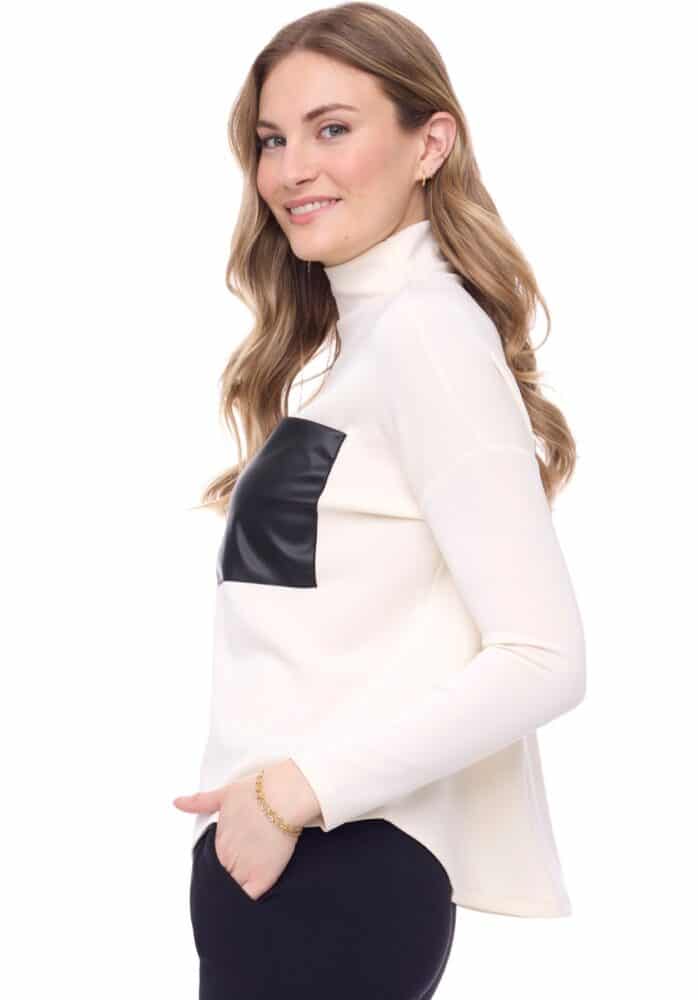 ILTM Belinda Mock Neck Top
