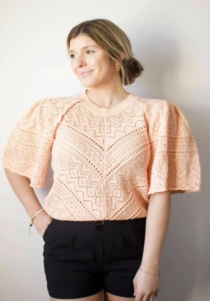 Eva Pointelle Sweater